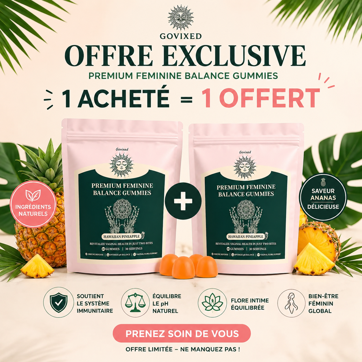 Finis les odeur intime 1 ACHETE = 1 OFFERT